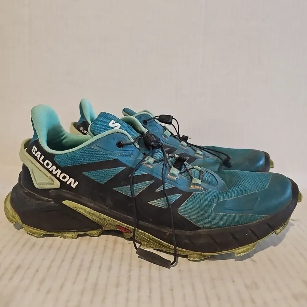 Salomon Supercross 4 Women's Running Shoe Teal size US 9